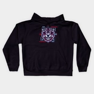 lion artwork Kids Hoodie